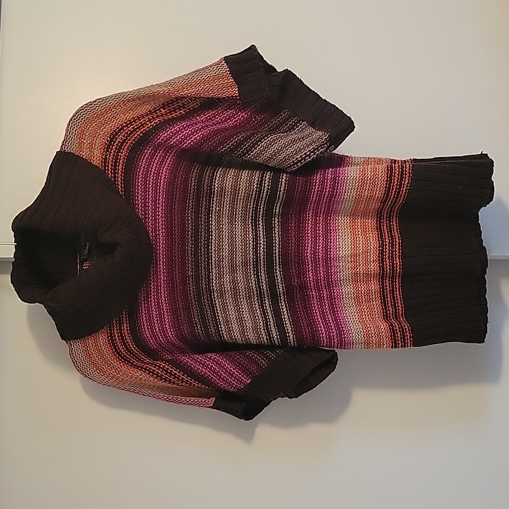 Chunky striped sweater size large
